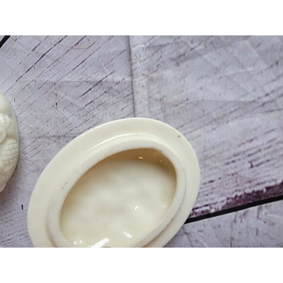 Lenox 1998 Fruits Of Life Ivory And Gold Trim Lidded Trinket Box READ - Picture 6 of 10